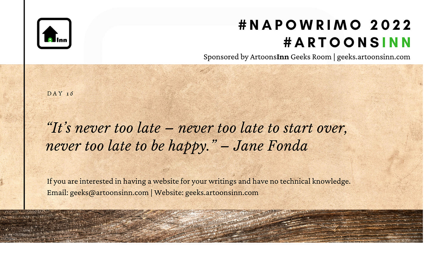 Better Late Than Never