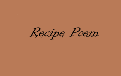 Recipe Poem